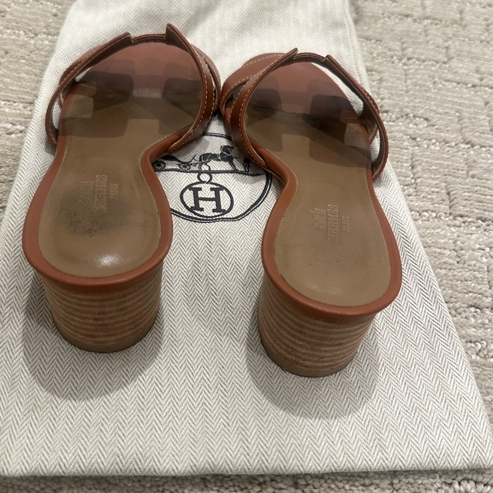 HERMES OASIS ORAN SANDALS - Picture 9 of 11